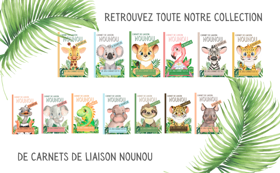 Page De Garde Cahier Liaison Nounou www.amazon.fr