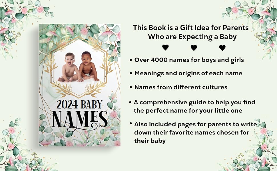 2024 Baby Names Book A Comprehensive Guide to Origins and Meanings of