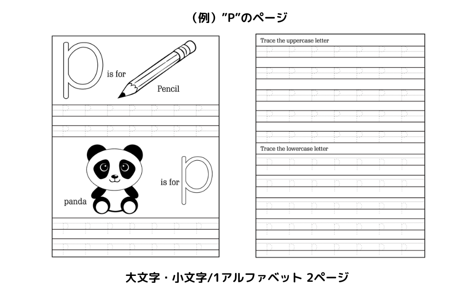 Amazon ALPHABET TRACING and COLORRING BOOK アルファベット練習/カラーリングブック ABC