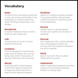 vocabulary baler implement