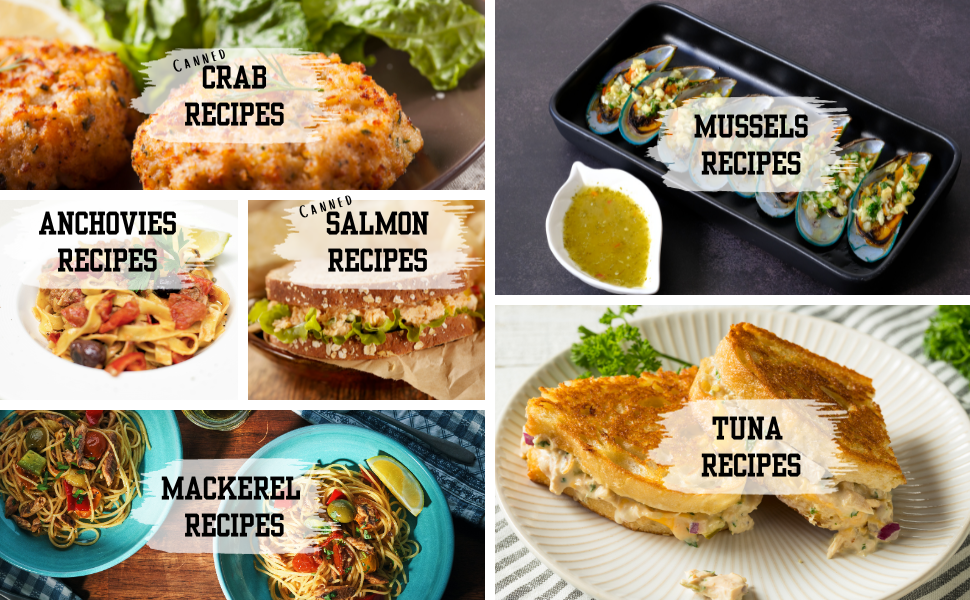 Canned Fish Cookbook The Magic of Tinned Fish With 180 Canned Tuna, Canned Salmon, Canned Crab