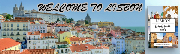 Am image of Lisbon with the description "Welcome to Lisbon" and an image of the travel guide cover