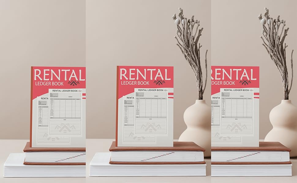 Rental Ledger Book Rental Property Record Book for