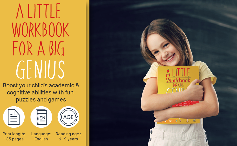 Boost your child's academic and Cognitive development with A Little Workbook For a Big Genius