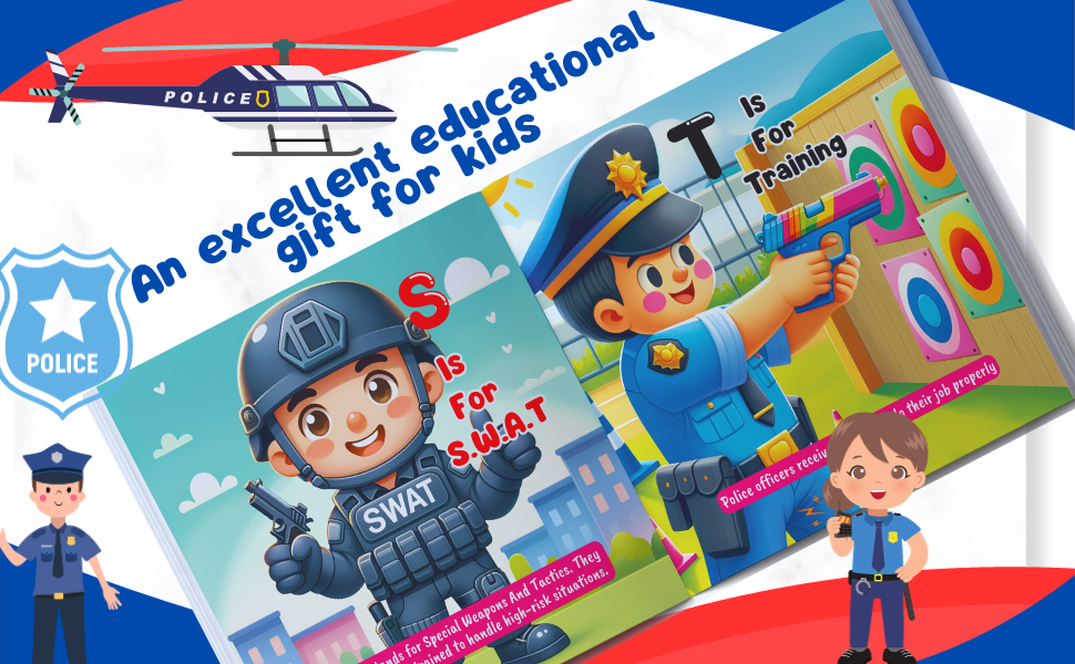 P Is For Police Officer A Fun A to Z ABC Alphabet Picture Book