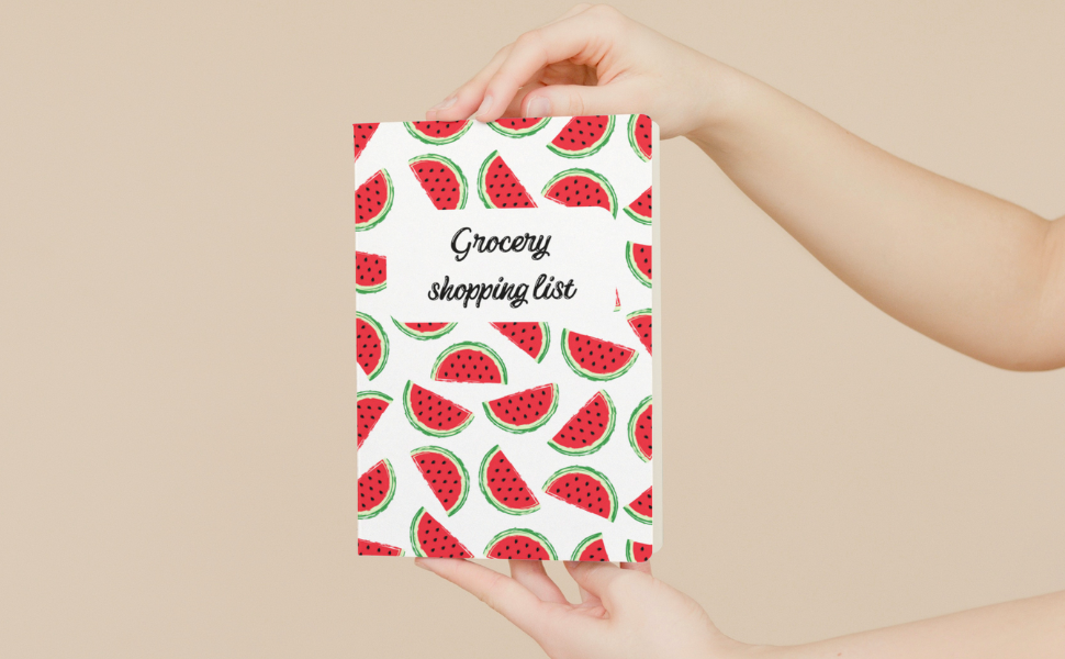 Grocery shopping list planner Organize your shopping lists with this notenook BOOKS, CREATIVE