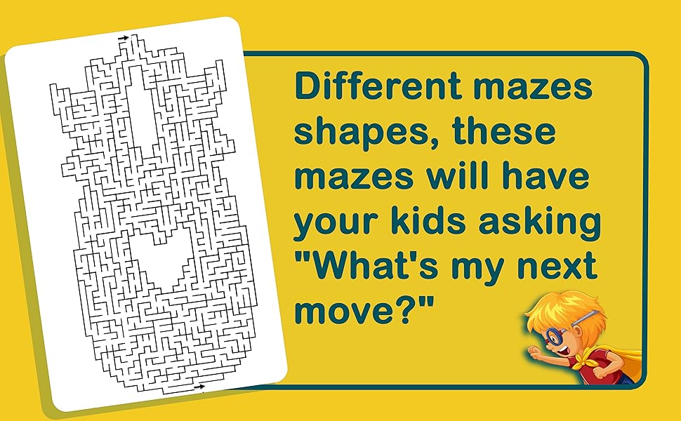 101 Challenging Mazes, Maze Book For Kids Ages 812 The perfect gift