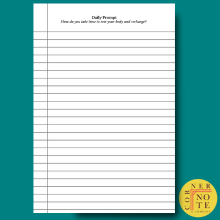 daily writing prompt