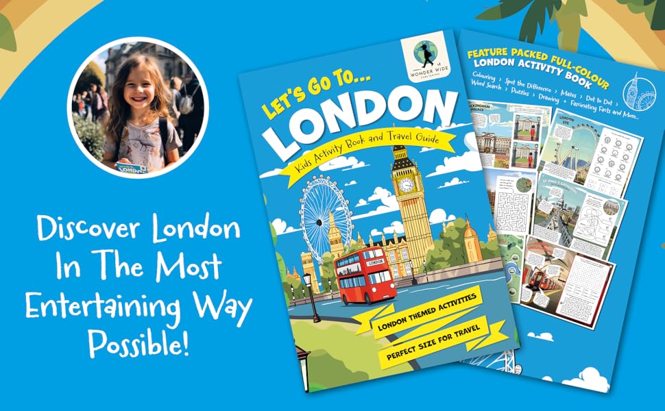 Let’s Go To London Kids Activity Book and Travel Guide — Feature