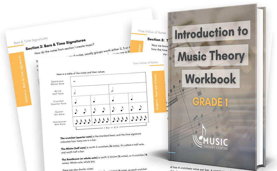 Introduction to Music Theory Grade 1 Workbook (Music Theory Grade