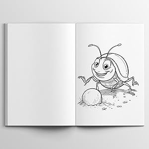 Insects Colouring Books for Boys
