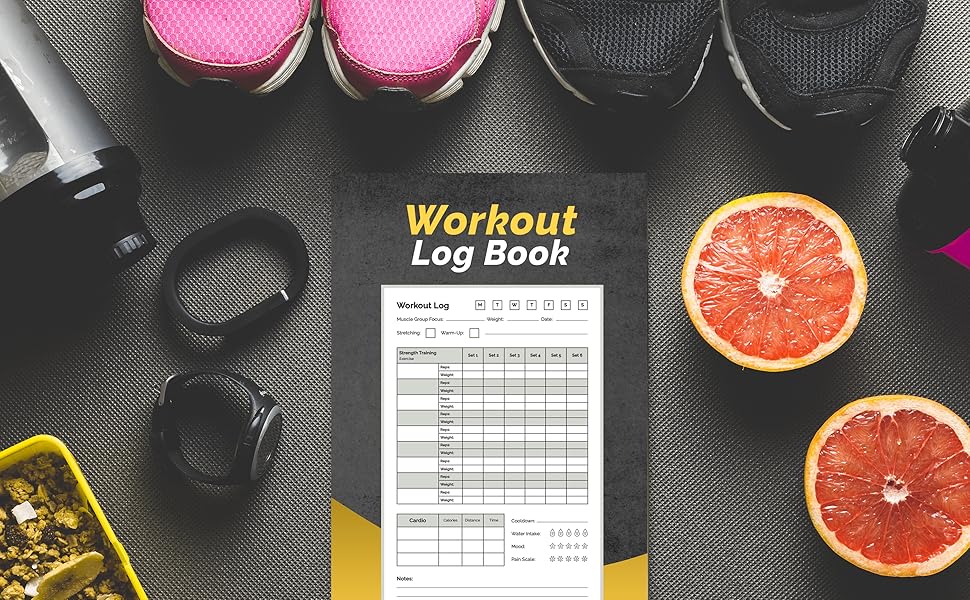 Workout Log Book Cover