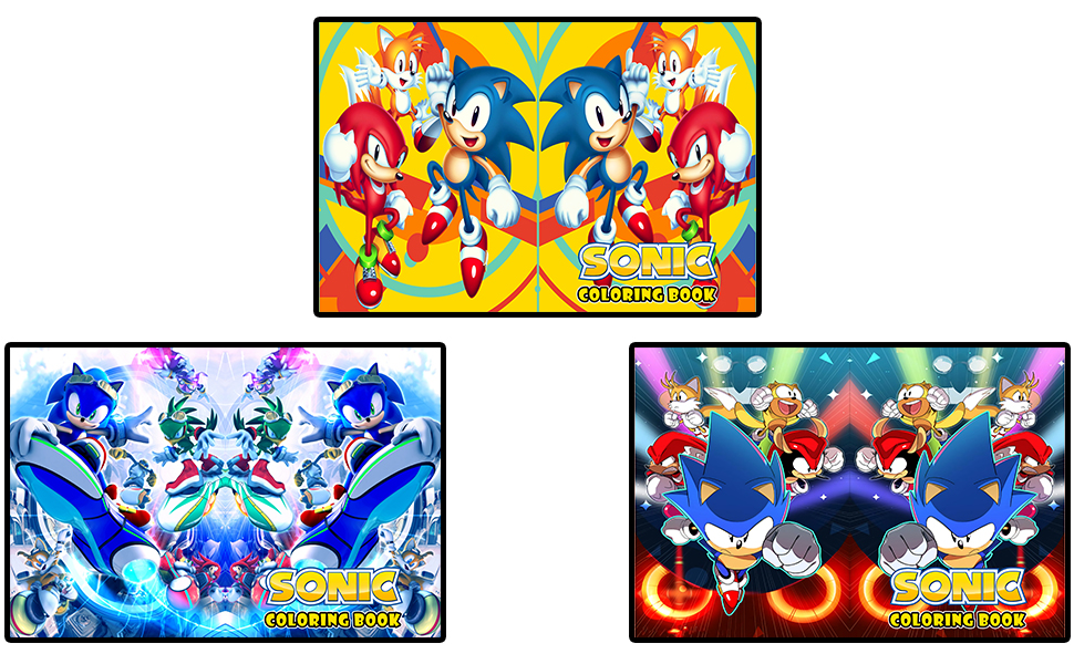 sonic coloring book jumbo sonic coloring book for fans kids adults with 50 unofficial premium images to color relax and have fun great gift idea trae walsingham 9798779201155 amazon com books