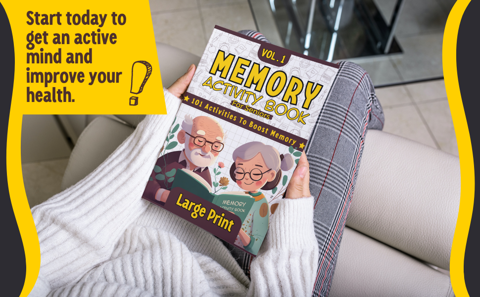 Memory Activity Book for Seniors with Dementia 101 Fun and Easy Large
