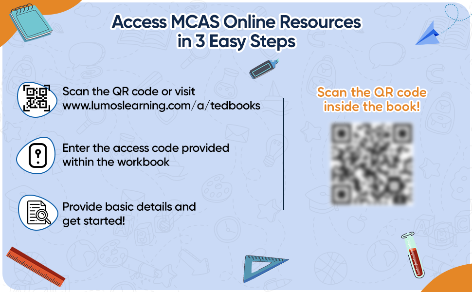 MCAS Test Prep 5th Grade Math Practice Workbook and Fulllength Online
