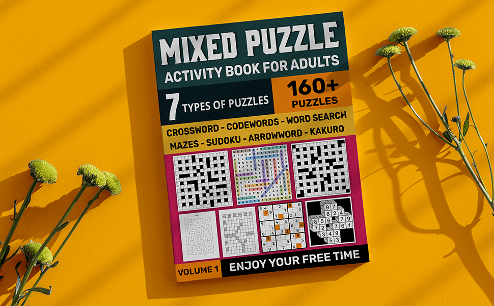 Amazon com: Mixed Puzzle Book For Adults: Mixed Puzzles for Seniors And Amazon com: Mixed Puzzle Book For Adults: Mixed Puzzles for Seniors And