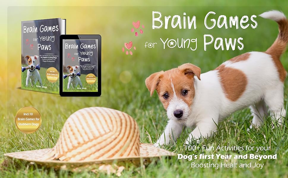 Brain Games for Puppies, Brain Games for Dogs, Dog Games, Puppy Training, Puppy Book, Dog Book