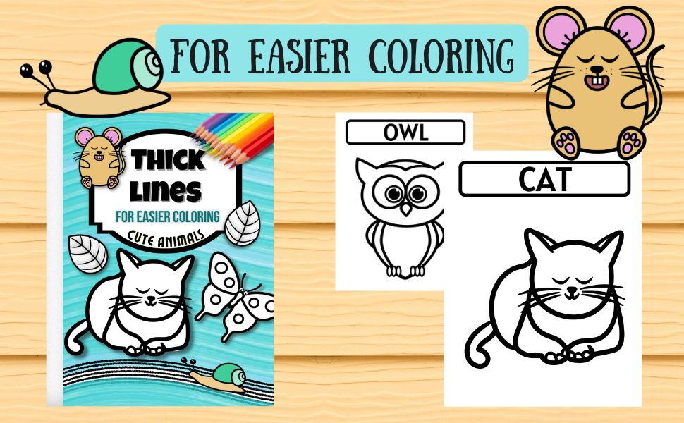 Amazon.com: Low Vision Coloring Book for Kids, Seniors and Adults ...
