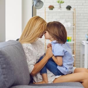 Mom and child connecting