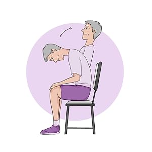 cat cow position chair yoga for seniors