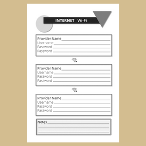internet, wi-fi, provider name, password