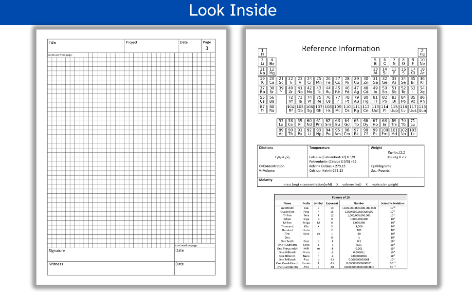 Laboratory Notebook for Student and Professional Scientists & Engineers ...