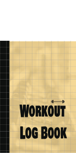 small workout log book