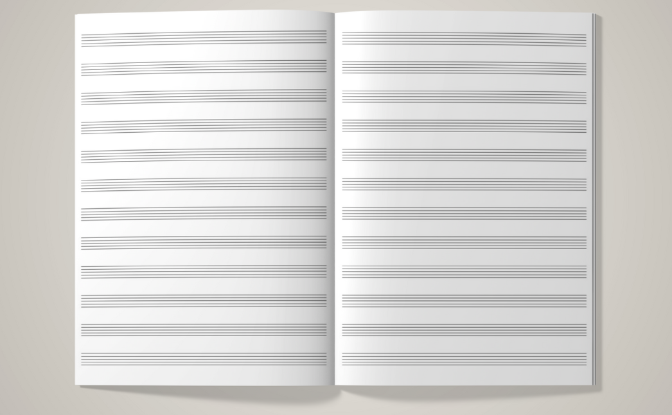 Mise En Page Cahier De Musique Cahier de Musique: Carnet de Musique avec Portée (12 Portée par Page