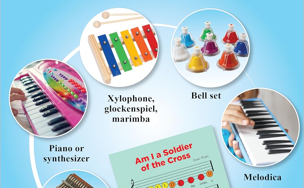 23 LetterCoded Melodies for Xylophone Easy Play Songs Xylophone