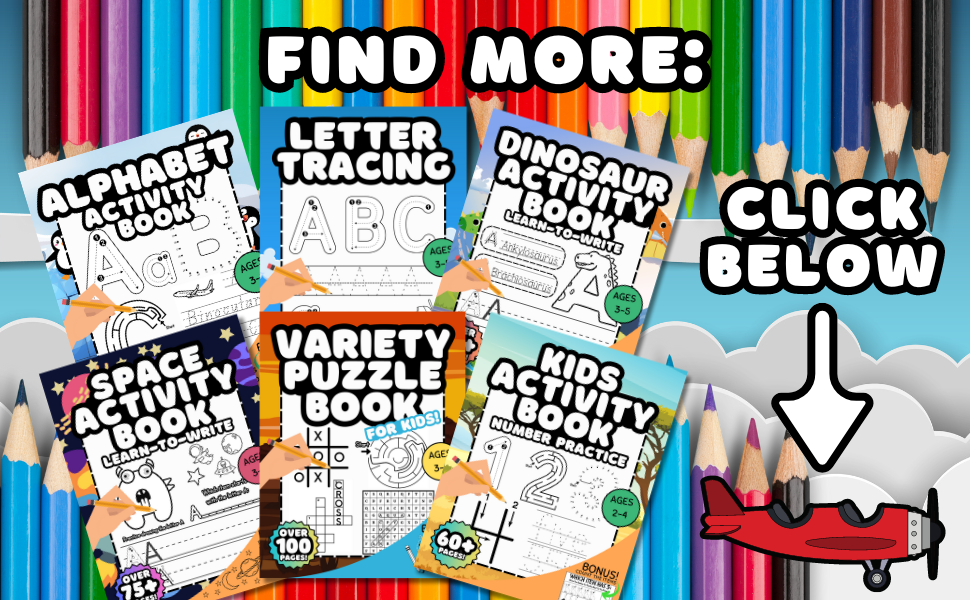 Find More Growthlyfe Click Below airplane activity book for kids