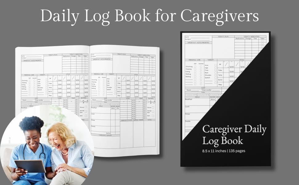 Caregiver daily log book