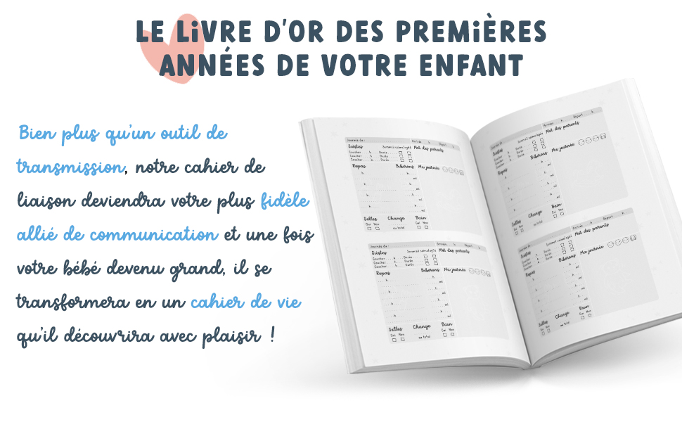 Les Informations En Page De Garde Cahier De Liaison Advf Amazon.fr - Carnet de Liaison Nounou à Remplir 300 Jours de Suivi