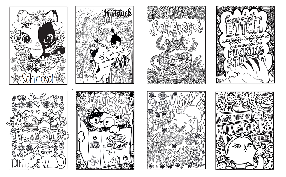 Kreative Auszeit mit Ausmalbildern: Monat für Monat Entspannung und Spaß!