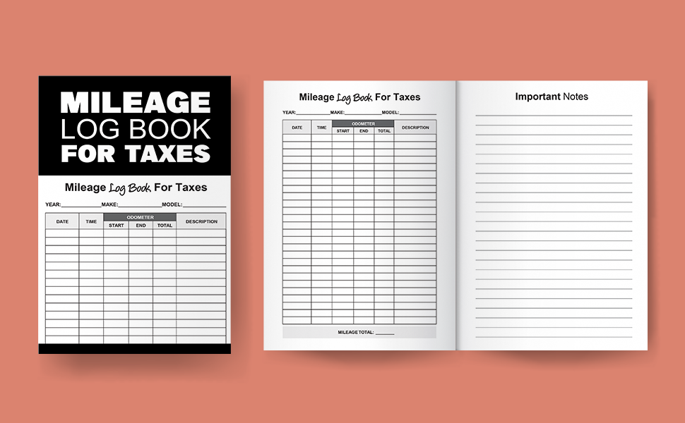 Mileage Log Book For Taxes Vehicle Mileage Log Book For