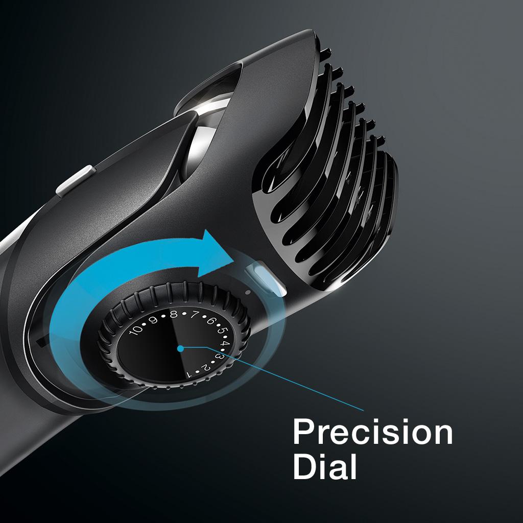 Braun BT5050 Men's Beard Trimmer, 25 Lengths Settings for Precision, Cordless and