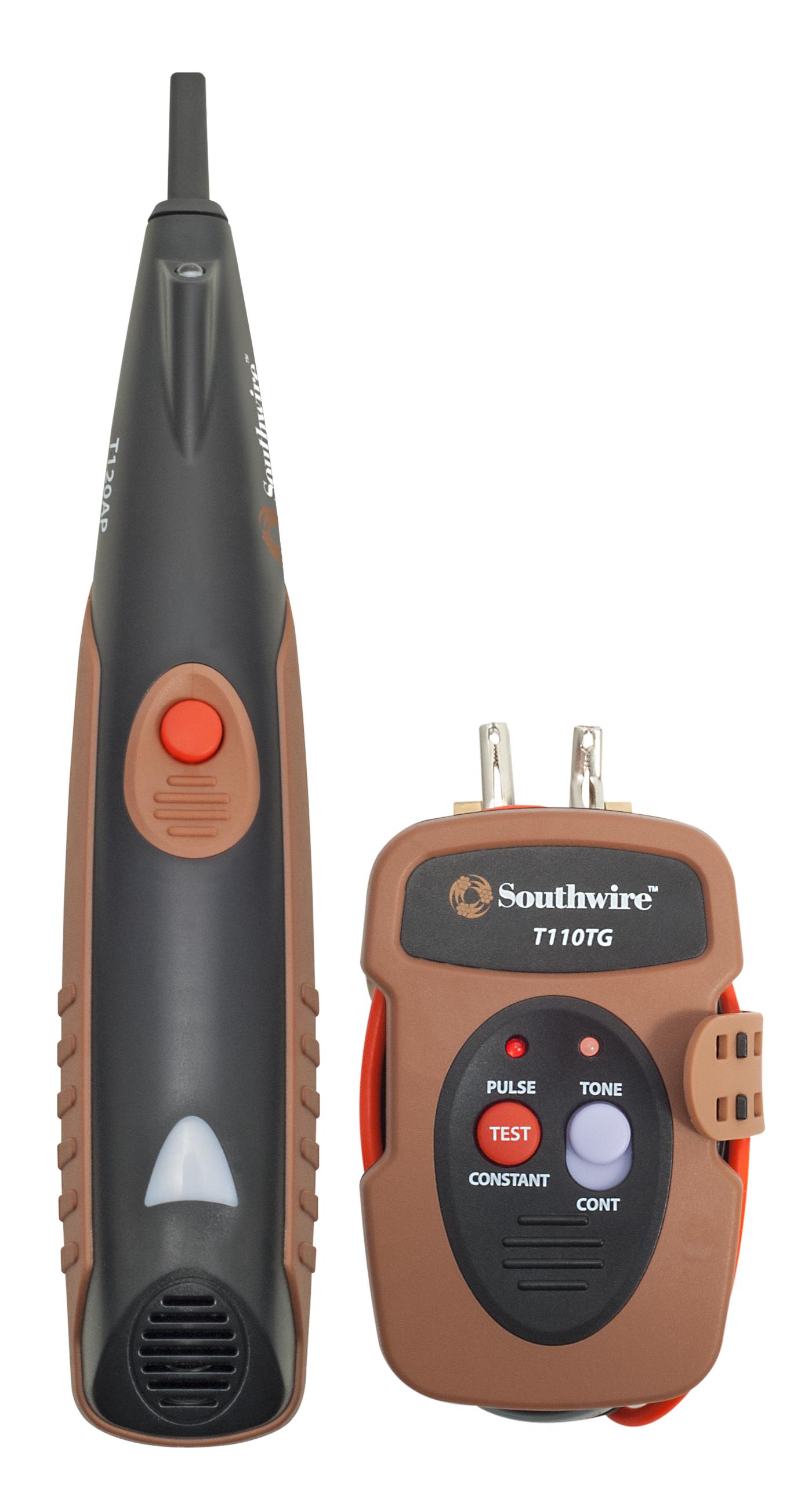 Southwire Tools & Equipment T100PK Professional Tone & Probe Kit, Cable