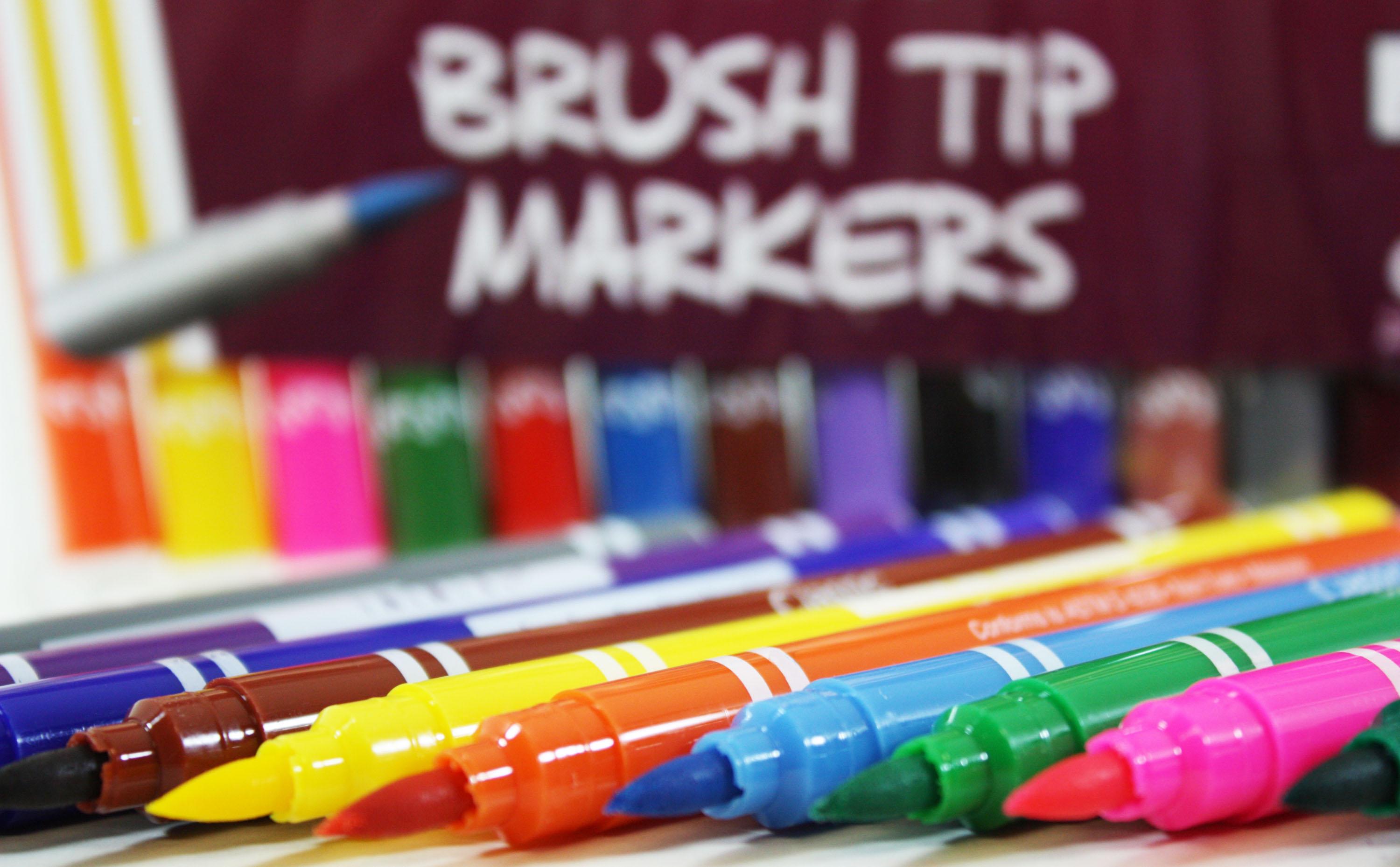 Sargent Art 221512 12 Count Washable Brush Tip Markers Accessory Amazon.ca Home & Kitchen