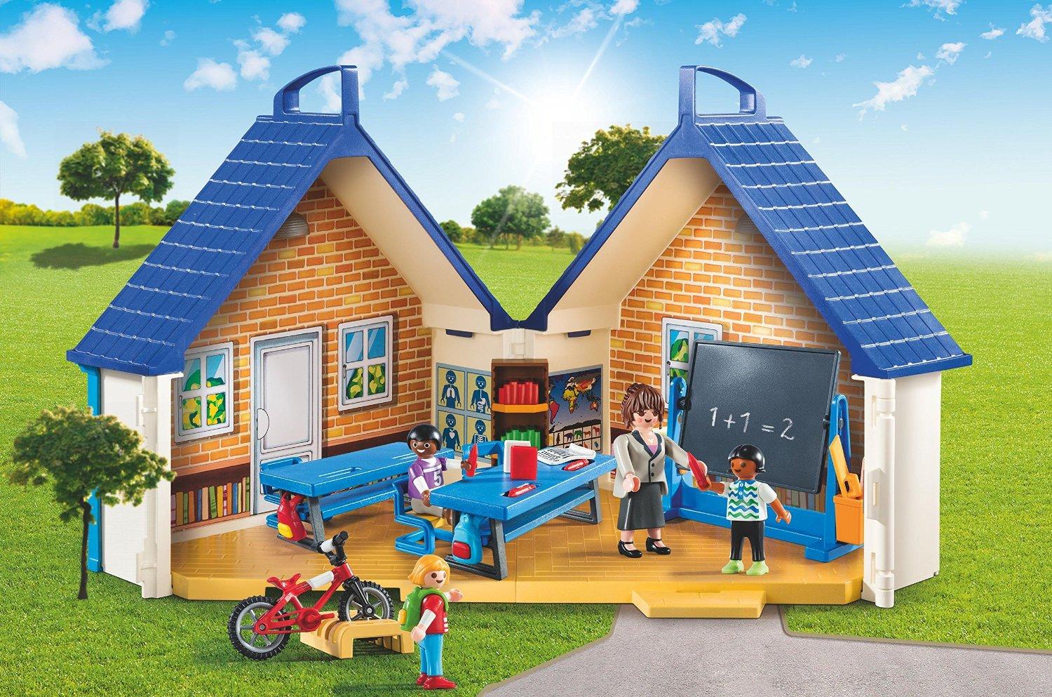 Playmobil 5662 Take Along School House Playset, Playsets Amazon Canada