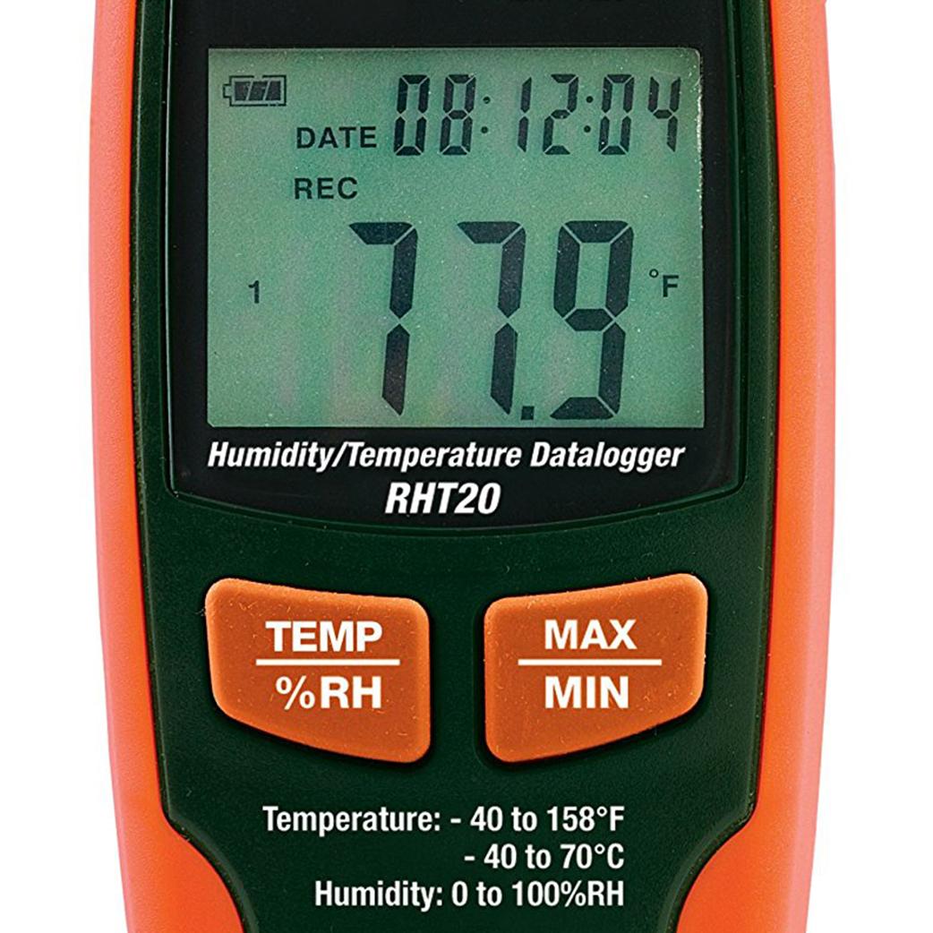 Extech Instruments RHT20 Humidity And Temperature Datalogger Amazon