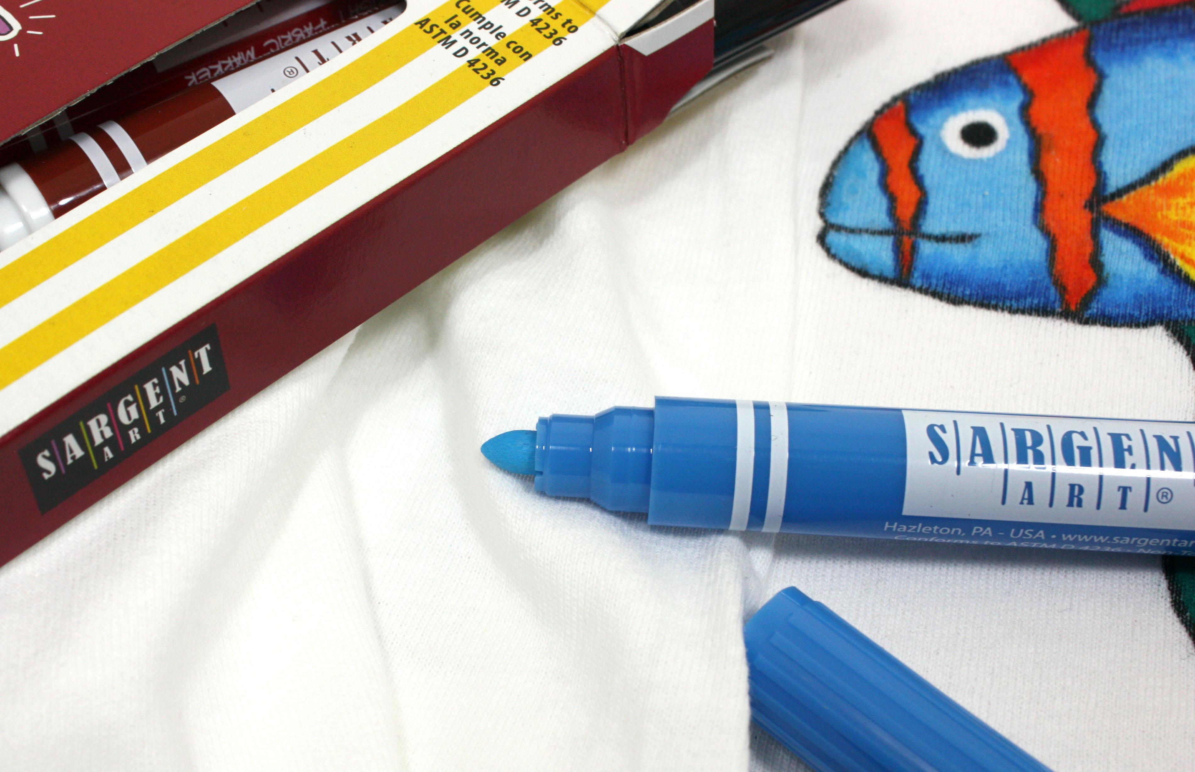 Sargent Art 221568 10Count Bright Fabric Markers