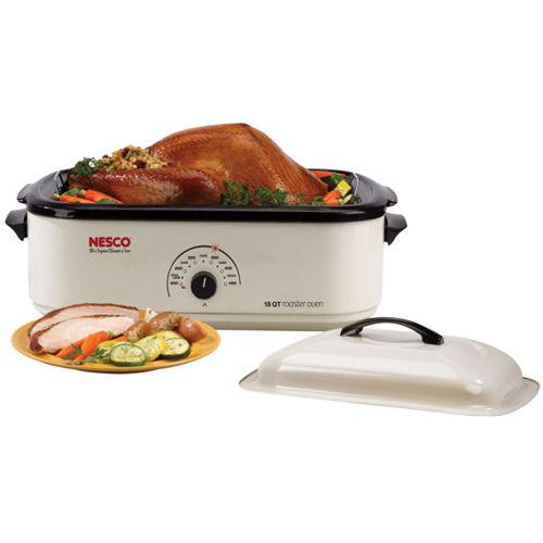 Nesco 481814 18Quart Classic Roaster Oven Porcelain Cookwell, Ivory Amazon.ca Home & Kitchen