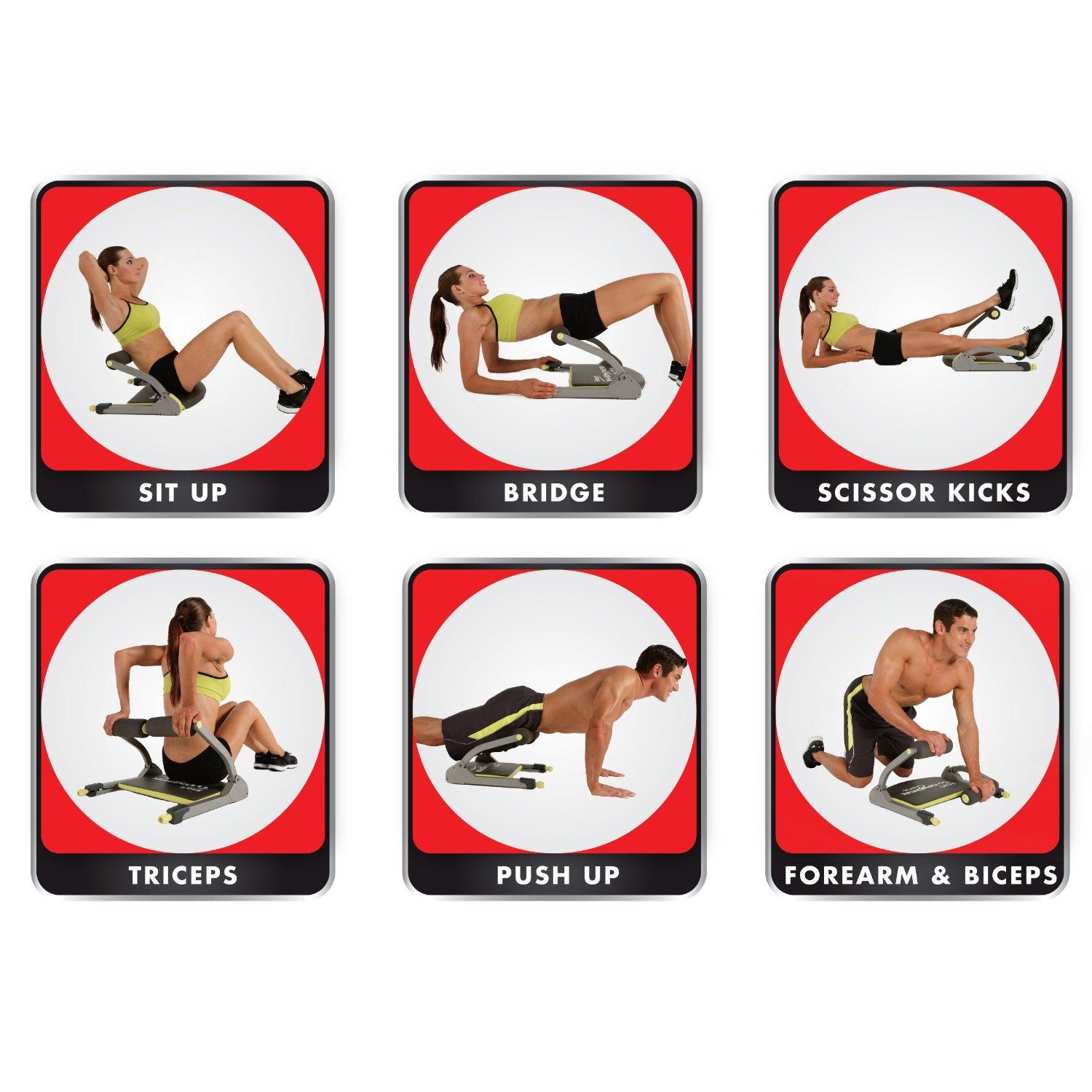 Wonder Core Smart Fitness Equipment, Black/Green, Home Gyms Amazon Canada