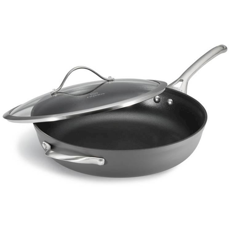 Calphalon Contemporary HardAnodized Aluminum Nonstick Cookware, Deep Skillet, 13
