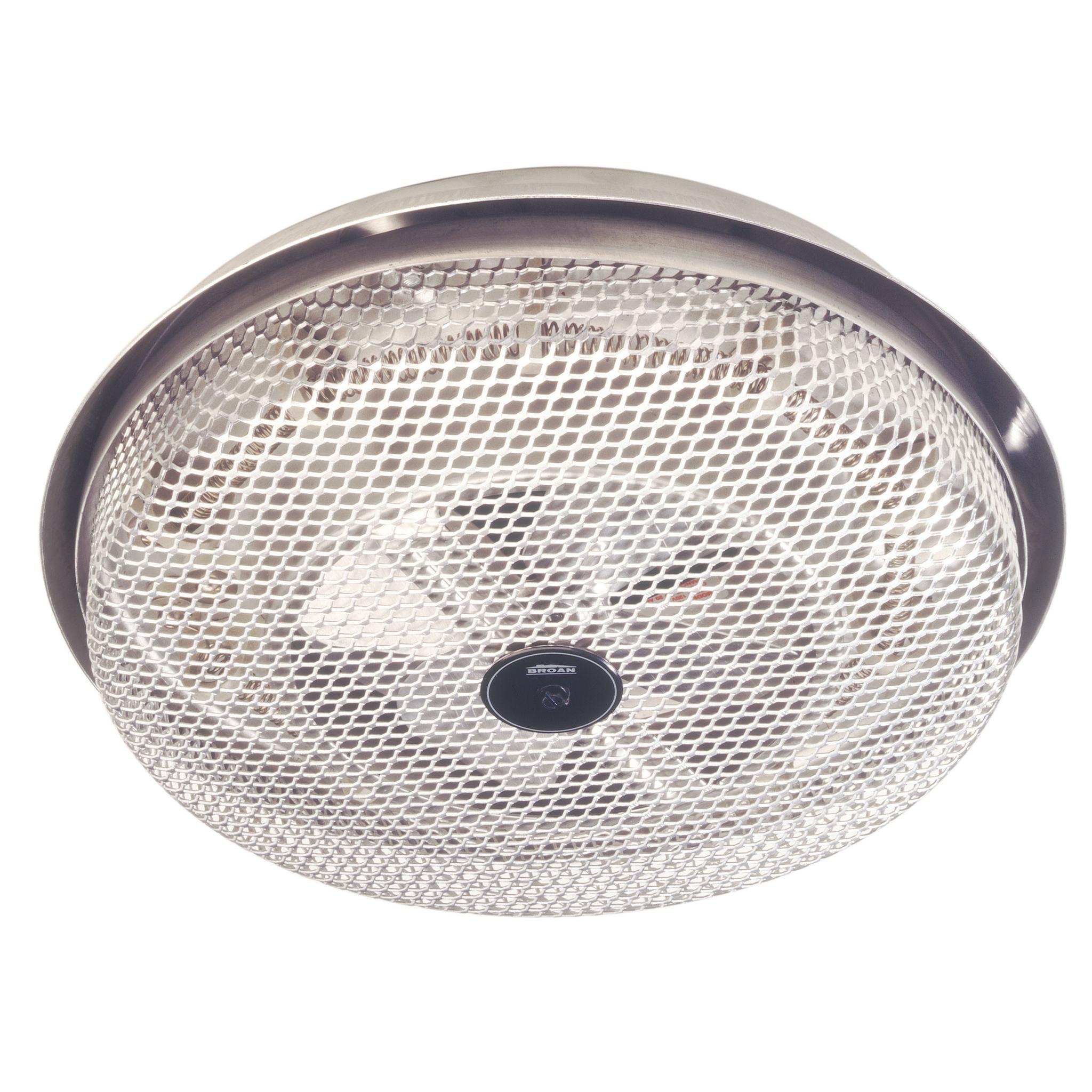 Broan Nutone 157 Low Profile Fan Forced Ceiling Heater Aluminum