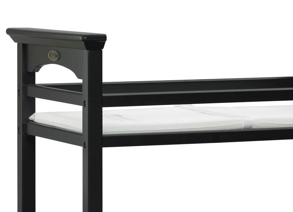Graco Lauren Changing Table, Black Changing Table with