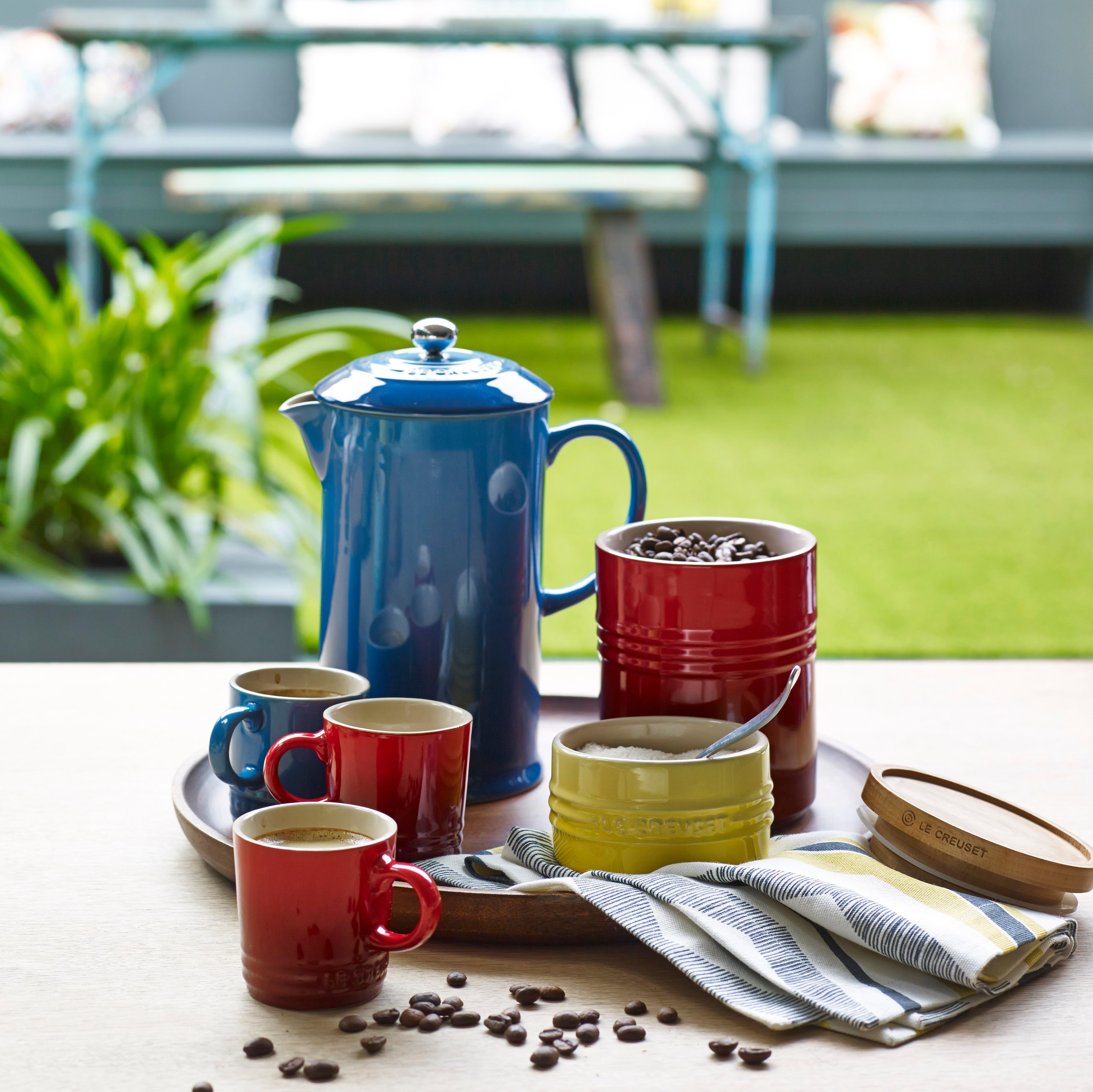 Le Creuset Stoneware Cafetière French Press with Stainless Steel