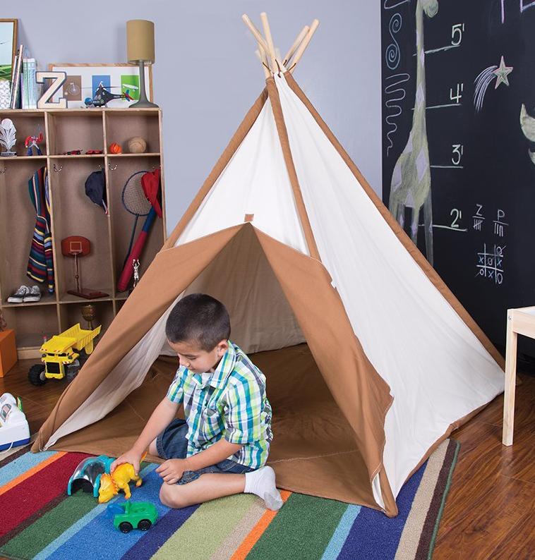 Pacific Play Tents 39614 Authentic Kids Teepee Tent, Cotton