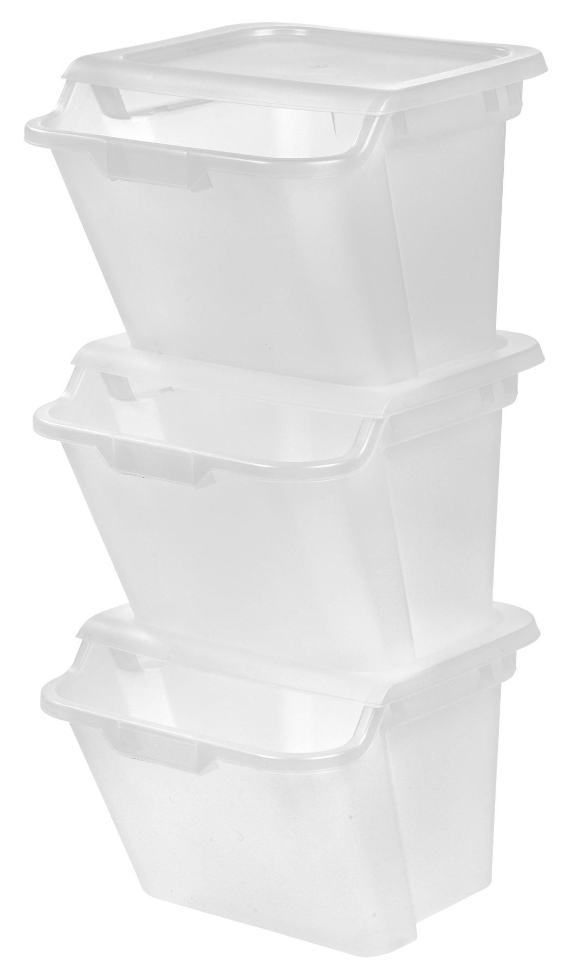 Iris 3 Piece Recycling Storage Bin 10 4 Gallon Amazon In Home