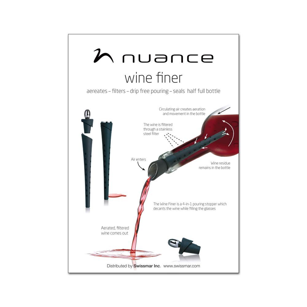 Nuance Nuance Wine Finer Deluxe, Stainless Steel Amazon.ca Home & Kitchen