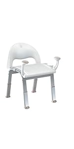 Moen DN7100 Home Care Shower Chair, Glacier